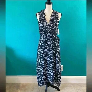 New with tags Bar III maxi wrapped dress in size 10